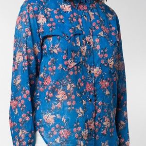 Isabell Marant Etoile Emelina Floral Blouse